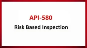 API 580 Risk Based Inspection